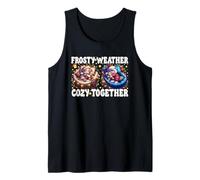 Cozy Christmas Vibes Graphic For Kitten Mom Cute Winter Cat Camiseta sin Mangas