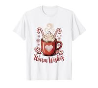 Cozy Christmas Warm Wishes Hot Cocoa Candy Hot Chocolate Camiseta