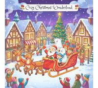 Cozy Christmas Wonderland: A Relaxing Holiday Coloring Journey for Kids