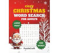 Cozy Christmas Word Search Book for Adults: Large Print Puzzles for Holiday Fun & Brain Relaxation Book for Adults and Teens