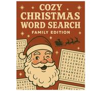Cozy Christmas Word Search - Family Edition: 50 Holiday Puzzles for Kids, Teens & Adults | Easy & Hard Word Search Fun