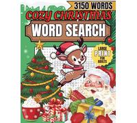 Cozy Christmas Word Search For Adults: Festive Large Print Word Puzzles for Adults & Seniors | Enjoy Cozy Winter Nights with Brain-Boosting Holiday Fun