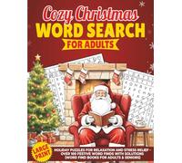 Cozy Christmas Word Search for Adults & Seniors Large Print: Holiday Puzzles for Relaxation and Stress Relief - Over 100 Festive Word Finds with Solutions (MarVista Creative Series)