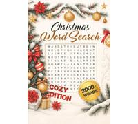 Cozy Christmas Word Search: Large Print Puzzles for Relaxing Winter Evenings