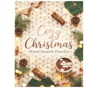 Cozy Christmas Word Search Puzzles for Women: 80 Relaxing Holiday Puzzles for Adults | Hygge Winter Activity Book with Festive Themes for Stress Relief and Self Care