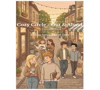 Cozy Circle: Out & About: 35 Cozy Scenes Around Town (Cozy Circle Coloring Series)