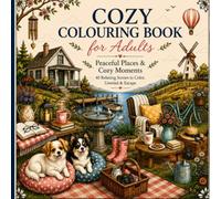 Cozy Coloring Book for Adults: Peaceful Places & Cozy Moments: 40 Relaxing Scenes to Color, Unwind & Escape