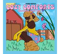 Cozy Comforts: Coloring book for adults and teens Creatures Doing Human Like Things, stress relief, features landscape, underwater, out of this world scenes, bold and easy