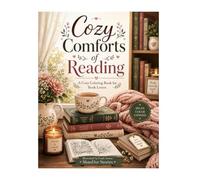 Cozy Comforts of Reading: A Relaxing Adult Coloring Book with Whimsical Illustrations of Book Nooks, Tea Time, Cats, and Autumn Reading Scenes for Stress Relief and Mindfulness