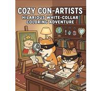 Cozy Con Artists Coloring Book for Adults and Teens: Hilariously Cute Scammers, and Comfy Chaos: Funny Coloring Pages Featuring Mischievous Animals, ... Adventures, and Stress Relief Fu