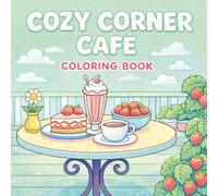 Cozy Corner Café Coloring Book: Bold & Easy Comfort Food and Drink Designs for Relaxation, Stress Relief, and Cozy Coloring Moments