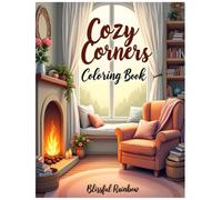 Cozy Corners coloring book: Bold and Easy Rooms for Peaceful Coloring (Cozy Calm Coloring Series: Bold, comforting pages for quiet moments and a calmer mind.)