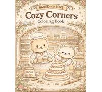 Cozy Corners: Cozy Spaces Coloring Book