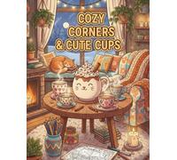 Cozy Corners & Cute Cups: A Hygge Coloring Book: Relaxing Coloring Book for Hygge, Mindfulness & Stress Relief