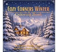 Cozy Corners Winter Coloring Book: 50 Winter Hygge Scenes for Stress Relief and Calm (Cozy Corners Coloring Collection)
