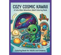 Cozy Cosmic Kawaii: A Cute Alien Adventure Adult Coloring Book: A Relaxing Journey of Adorable Space Explorers, Cozy Planets, and Stars for Mindful Coloring