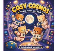 Cozy Cosmos: Artemis Mission to the Moon and Back: Coloring Book for Adults and Kids, Cute, Simple, Bold, and Easy Designs for Relaxation and Stress Relief