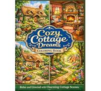 Cozy Cottage Dreams Coloring Book: Charming Cottage Scenes, Peaceful Gardens & Relaxing Countryside Escapes for Stress Relief