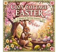 Cozy Cottage Easter: A Magical Spring Journey: Easter Coloring Book for Adults with Bunny, Cottagecore Spring Flowers, Eggs, Relaxation and Stress Relief