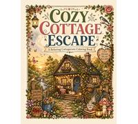Cozy Cottage Escapes: A Bold & Easy Coloring Book with Cozy Cottages, Mushrooms, Tea Scenes and Peaceful Nature for Relaxation & Stress Relief (Cozy Escape Collection)