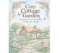Cozy Cottage Garden Coloring Book: elaxing Flower & Garden Designs for Adults