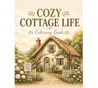 Cozy Cottage Life Coloring Book: Charming Country Cottages, Garden Scenes, Tea Time Moments, and Hygge Inspired Adult Coloring Pages for Stress Relief