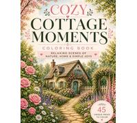 Cozy Cottage Moments Coloring Book: Relaxing Scenes of Nature, Home & Simple Joys