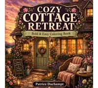 Cozy Cottage Retreat: Bold & Easy Coloring Book