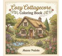 Cozy Cottagecore Coloring Book for Adults: Bold & Easy Designs of Mushroom Cottages, Wildflower Meadows, Rustic Kitchens & Forest Animals - 35 Relaxing Scenes for Stress Relief and Mindful Creativity