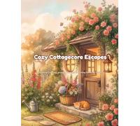 Cozy Cottagecore Escapes: A Relaxing Coloring Journey Through Charming Homes, Gardens, Tea Rooms, and Gentle Everyday Magic