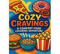 Cozy Cravings: A Comfort Food Coloring Adventure: Relax, De-Stress, and Indulge in the Joy of Coloring Delicious Comfort Foods