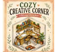 Cozy Creative Corner Coloring Book: A Cute and Cozy Coloring Book with Relaxing Rooms, Tiny Homes, Plant Corners, Book Nooks, and Peaceful Interiors