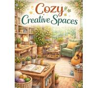 Cozy Creative Spaces Coloring Book: Relaxing Home Scenes for Adults: A Cozy Collection of Beautiful Rooms, Reading Nooks, and Peaceful Interiors to Color and Relax