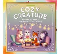 Cozy Creatures: Adorable Animals Coloring for Relaxation: Relax and Unwind with 40 Cute Animal Scenes for Stress-Free Coloring (Fuzzy Hygge Coloring Book Series)