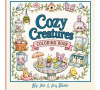 Cozy Creatures Coloring Book: A Whimsical Tiny Worlds Coloring Book Featuring Adorable Animals in Cozy Little Homes