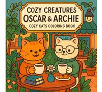 Cozy Creatures - Cute Cats: Charming Cat-Themed Coloring Pages for Adults to Relax, Unwind, and Get Creative (Cozy Creatures Series)