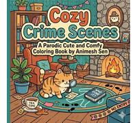 Cozy Crime Scenes Coloring Book for Adults: Cute & Dark Humor Animal Illustrations for Stress Relief: Cozy Crime Scenes Coloring Book for Adults: Cute ... Humor Animal Illustrations for Stress Relief