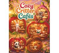 Cozy Critter Cafés: A Sweet and Simple Coloring Book