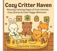 Cozy Critter Haven: Relaxing Coloring Pages of Cute Animals, Cozy Scenes & Calm Hygge Moments (Cozy Critter Collection)