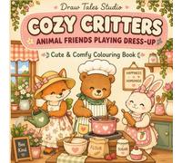 Cozy Critters: Animal Friends Playing Dress Up - Cute & Comfy Coloring Book