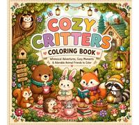 Cozy Critters Coloring Book: Whimsical Adventures, Cozy Moments & Adorable Animal Friends to Color for Kids, Teens & Adults