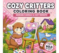 Cozy Critters: Cute & Cozy Animal Coloring Book: Adorable Creatures, Relaxing Animal Scenes and Whimsical Designs to Color for Adults and Teens Who Love Charming Animals and Creative Fun