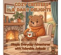 Cozy Critters & Daily Delights: A Cute Animal Colouring Book: Simple Everyday Adventures with Adorable Animals - Bold Lines & Easy Patterns for Cozy Relaxation.