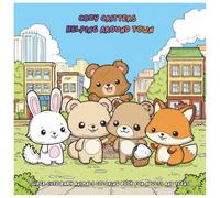 Cozy Critters: Helping Around Town: Super Cute Baby Animals Coloring Book for Adults and Teens