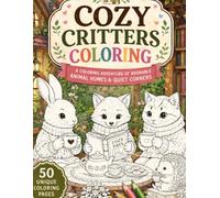 Cozy Critters & Quiet Corners: A Relaxing Coloring Journey Through Adorable Animal Homes, Bookshops, Gardens, and Peaceful Moments (Cozy Critters Collection)