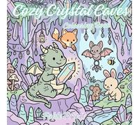Cozy Crystal Caves: A Cute Cozy Fantasy Coloring Book with Adorable Cave Creatures, Baby Dragons, and Glowing Crystal Scenes for Relaxation, Stress ... Coloring for Adults an Teens (Cozy Colouring)