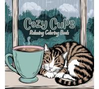 Cozy Cups Relaxing Coloring Book: 46 Single-Sided Pages Featuring Coffee, Tea, and Whimsical Scenes for Stress Relief, Mindfulness, and Creative Relaxation