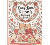 Cozy Cute Animals Coloring Book: Big, Simple Pages of Adorable Animal Friends for Stress-Free Relaxation