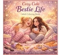 Cozy Cute Bestie Life: An Adult Coloring Book of Friendship, Fun Moments and Cozy Everyday Scenes