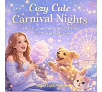 Cozy Cute Carnival Nights Coloring Book: Glowing Fair Lights, Sweet Treats, and Playful Pet Chaos with Relaxing Cozy Scenes for Adults and Teens